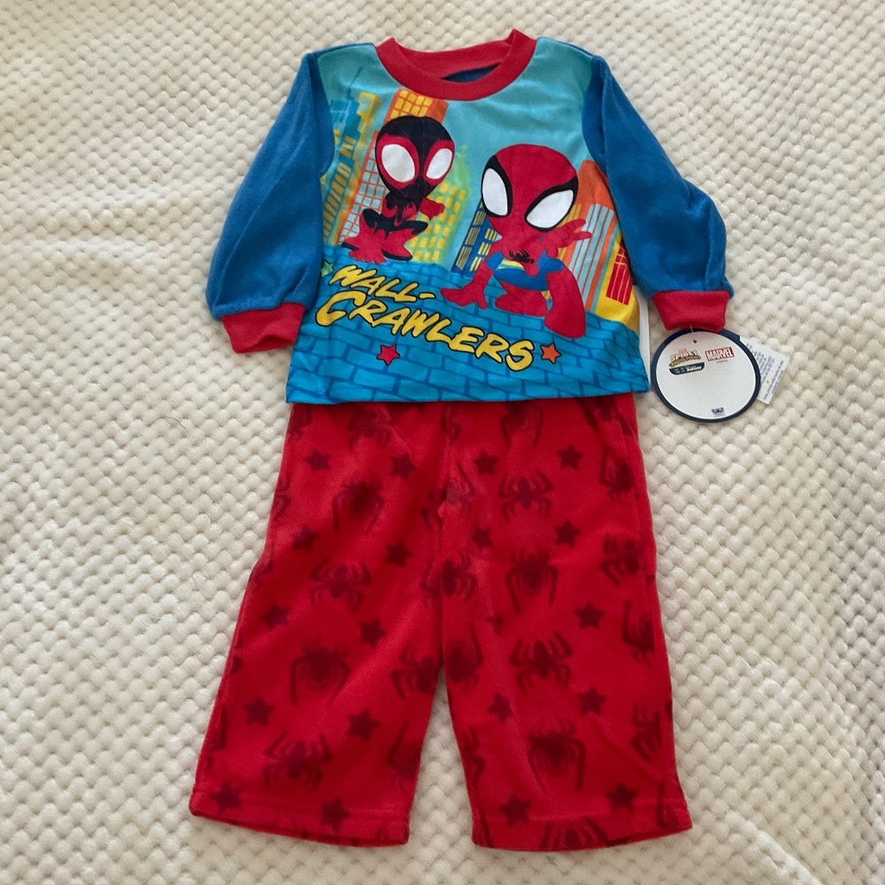 Marvel Spidey Amazing Friends 2 Piece Pajama Set - Size 18 Months